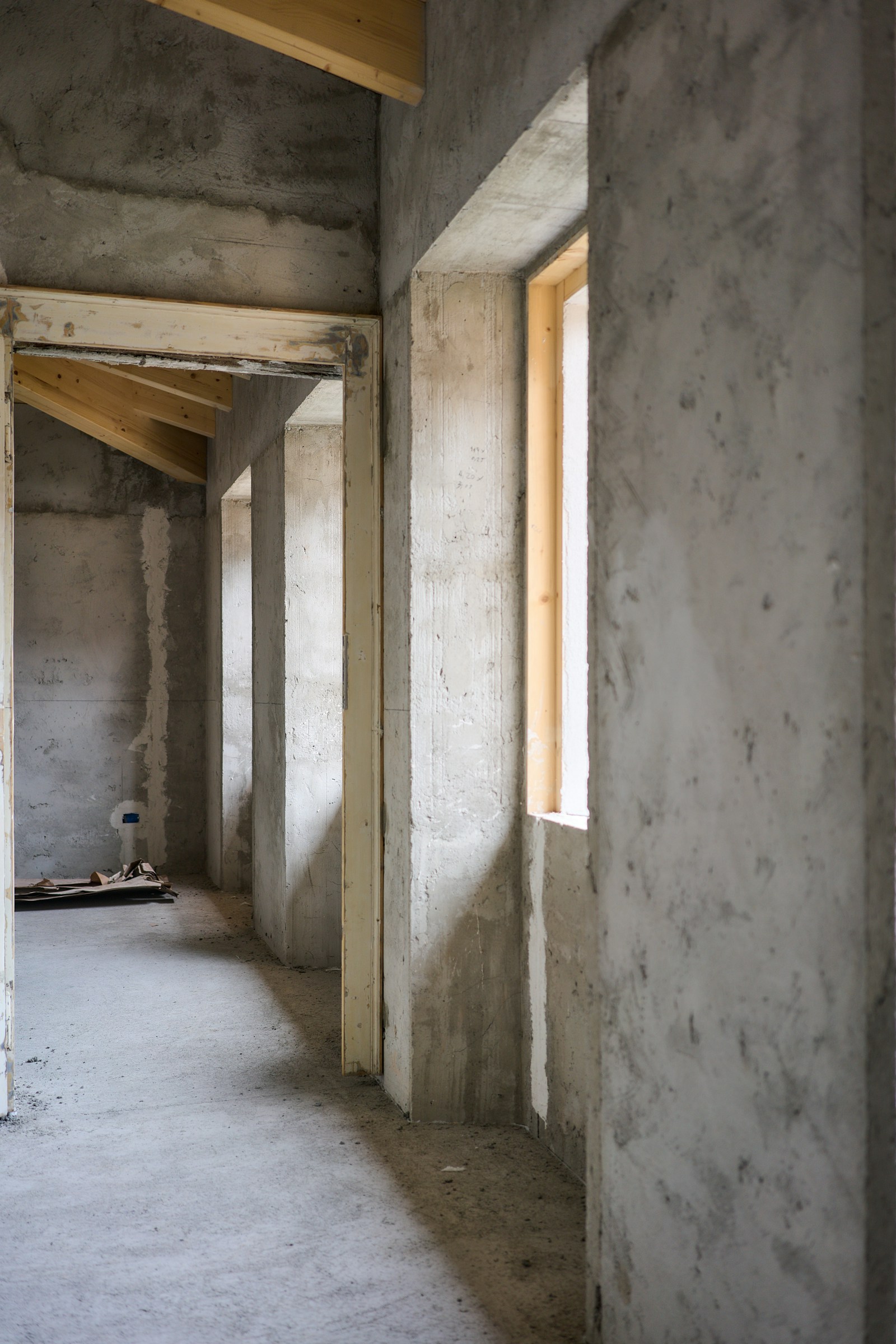 Interior demolition — a space being stripped back for renovation