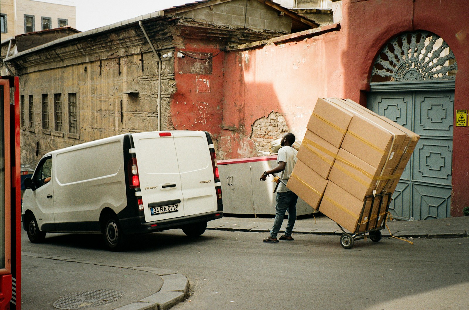The E&J crew carrying and loading items during a clean-out